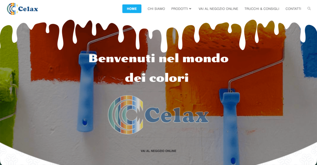 Anteprima del progetto Celax — Sito Aziendale
